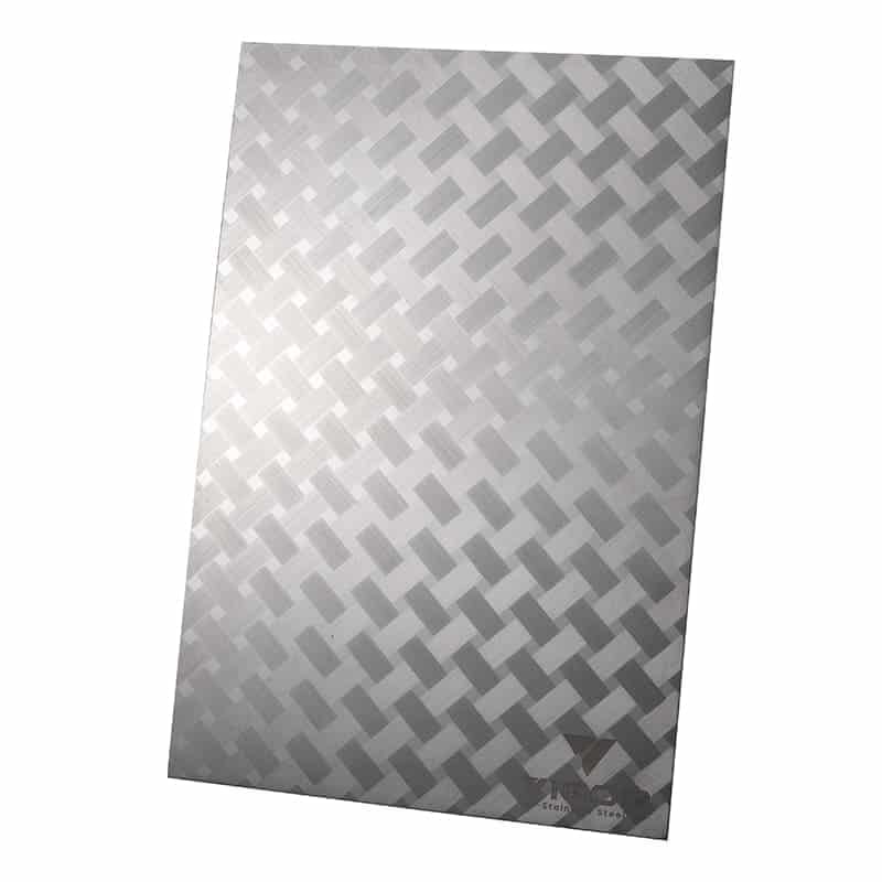 VIGORSS stainless steel sheets with 3D effect