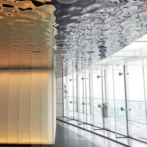 VIGORSS water ripple stainless steel sheet for ceiling