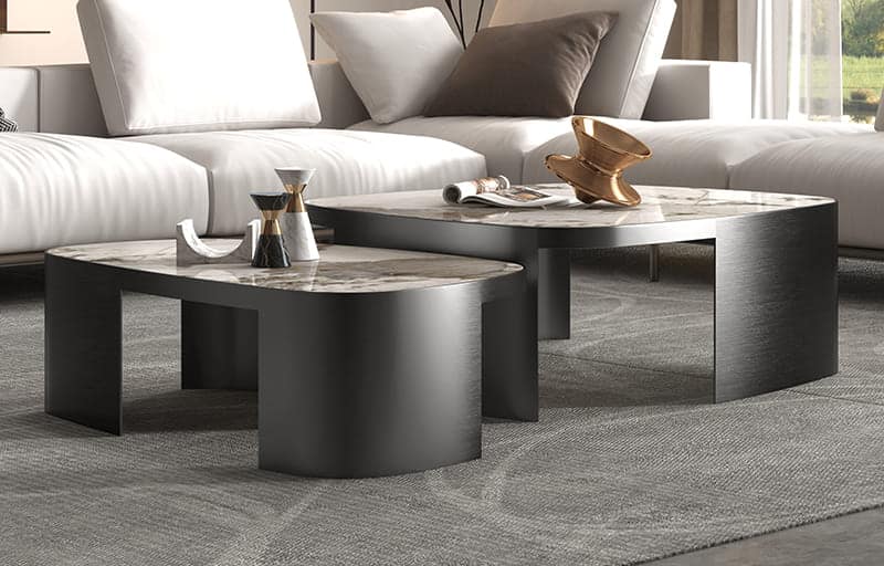 Brushed Black Stainless Steel Table
